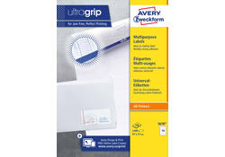 Etiket Avery Zweckform 3678 97x37mm wit 1400stuks