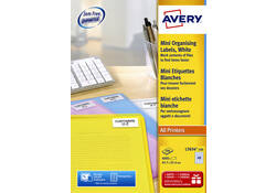 Etiket Avery L7654-100 45.7x25.4mm wit 4000stuks