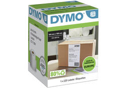 Etiket Dymo LabelWriter 5XL verzendlabel 104x159mm 1 rol á 220 stuks wit