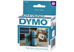 Etiket Dymo LabelWriter multifunctioneel 25x25mm 1 rol á 750 stuks wit