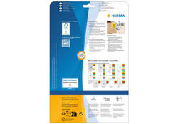 Etiket HERMA 4469 70x37mm verwijderbaar groen 480stuks