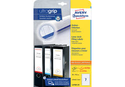 Rugetiket Avery Zweckform smal 38x192mm zelfklevend wit