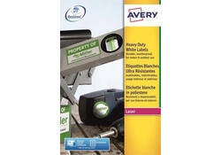 Etiket Avery L7060-20 63.5x38.1mm polyester wit 420stuks