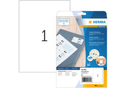Etiket HERMA 4824 210x297mm A4 wit 25stuks
