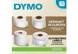 Etiket Dymo LabelWriter industrieel 59x102mm 1 rol á 300 stuks wit