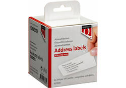 Labeletiket Quantore 99012 36x89mm adres wit