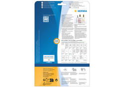 Etiket HERMA 8023 40mm rond transparant 600 stuks