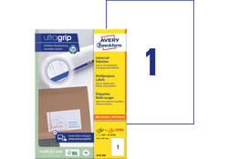 Etiket Avery Zweckform 3478-200 210x297mm A4 wit 200stuks