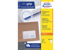 Etiket Avery Zweckform 3655-200 210x148mm A5 wit 400stuks