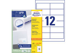 Etiket Avery Zweckform 3659-200 97x42.3mm wit 2400stuks