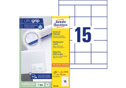 Etiket Avery Zweckform 3669-200 70x50.8mm wit 3000stuks