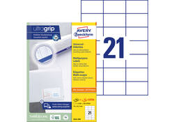 Etiket Avery Zweckform 3652-200 70x42.3mm wit 4200stuks