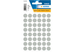 Etiket HERMA 1858 rond 13mm grijs 240stuks