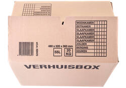 Verhuisdoos IEZZY 480x320x360mm bruin 3mm