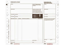 Vrachtbrief IEZZY BVA 1562 240x200mm 4voud 100stuks