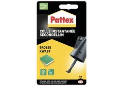 Secondelijm Pattex met kwast flacon 5gram op blister