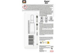 Secondelijm Pattex super gel tube 3gram op blister