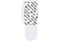 Kabelklem Command rond incl bevestigingsstrips transparant 4 stuks
