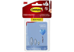 Bevestigingsstrip Command 16 stuks transparant