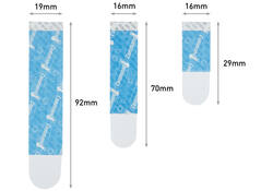 Bevestigingsstrip Command 16 stuks transparant
