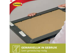 Bevestigingsstrip Command klik vast smal 5,4kg wit