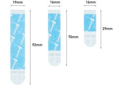 Bevestigingsstrip Command waterbestendig 16 stuks assorti