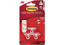 Plafondhaken Command inclusief bevestigingsstrip 3 stuks