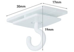 Plafondhaken Command inclusief bevestigingsstrip 3 stuks