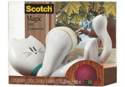 Plakbandhouder Scotch C39 kat + 1rol magic tape 19mmx7.5m