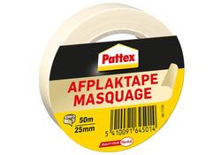 Afplaktape Pattex 25mmx50m creme
