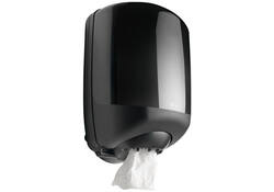 Poetspapierdispenser BlackSatino CF40 centerfeed zwart 332470