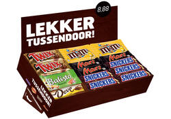 Snoep verzameldoos Mars Snickers Twix M&M Balisto Dove