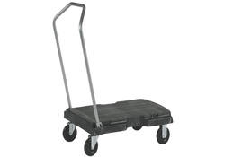 Transportkar Rubbermaid Triple Trolley inklapbaar 225kg zwart