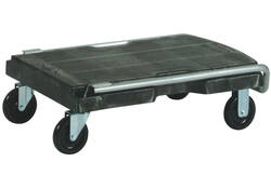 Transportkar Rubbermaid Triple Trolley inklapbaar 225kg zwart
