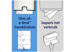 Handdoek Tork H2 multifold Premium kwaliteit 2 laags wit 100288