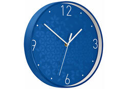 Wandklok Leitz WOW Ø29cm blauw