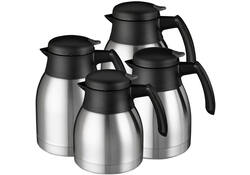 Thermoskan Bravilor dubbelwandig 2 liter RVS zwart