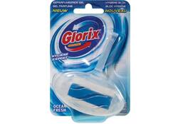 Toiletblok Glorix ocean fresh met houder