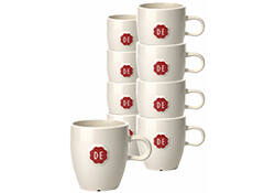 Kopje Douwe Egberts espresso 70ml wit