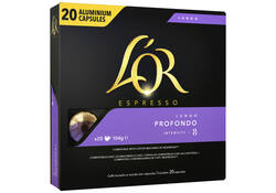 Koffiecups L'Or espresso Lungo Profondo 20 stuks