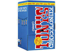 Chocolade Tony's Chocolonely tiny puur doos 100 st
