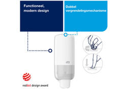 Zeepdispenser Tork S4 Elevation modern design wit 561500