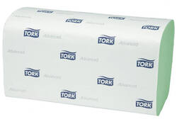 Handdoek Tork H3 Advanced Z-gevouwen 2-laags groen 290179