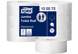 Toiletpapier Tork T1 Advanced jumbo 2-laags 360m wit 120272