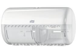 Toiletpapierdispenser Tork T4 Elevation duo wit 557000