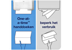 Handdoek Tork H3 Advanced Z-gevouwen 2-laags wit 290163