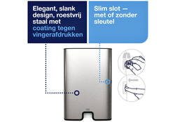 Dispenser Tork Image Xpress multifold H2 vel-voor-vel dosering rvs 460004