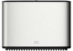 Toiletpapierdispenser Tork Image Lijn Mini jumborol T2 Image-Gesloten- rvs 460006
