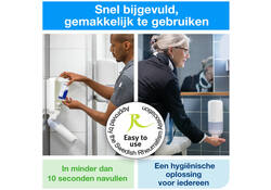 Alcoholgel Tork S1 voor handdesinfectie ongeparfumeerd 1000ml 420103