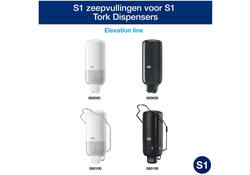 Alcoholgel Tork S1 voor handdesinfectie ongeparfumeerd 1000ml 420103